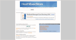 Desktop Screenshot of healthexecstore.com